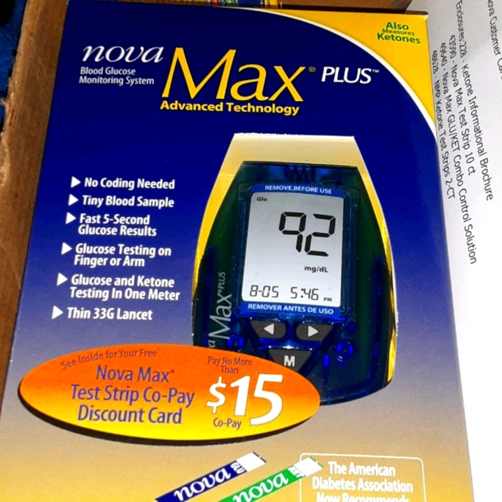 Sugar tester new in box with strips